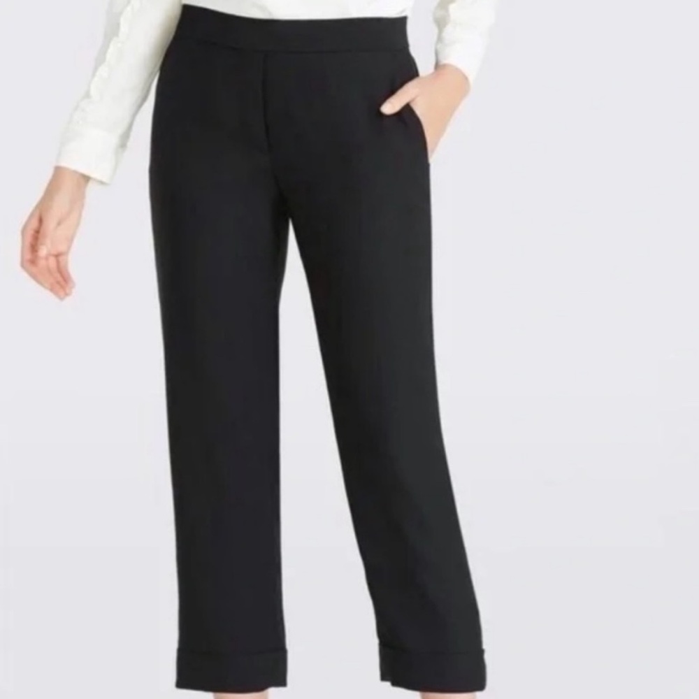 NWT Draper James Black Ankle Cuff Pant
